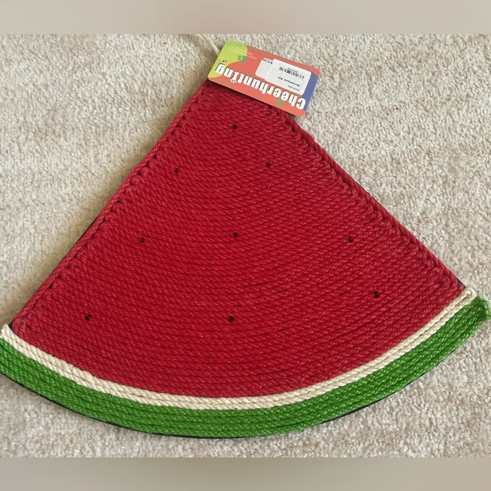 NWT Watermelon Shape Cat Scratch Pad